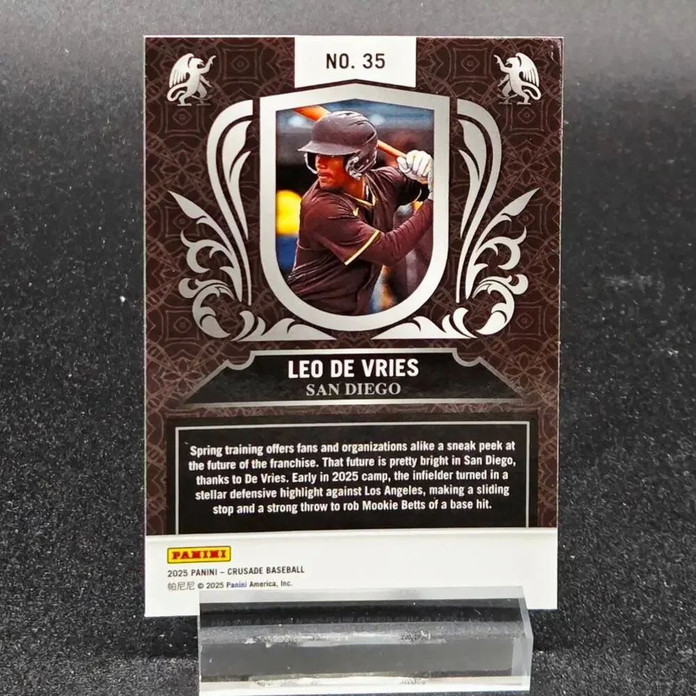 Leo De Vries Liberty Crusade Cracked Ice RC Athletics Top Prospect